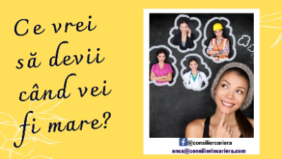 Tu Ce Vrei Sa Devii Cand Vei Fi Mare? Tu Ce Vrei Sa Devii Cand Vei Fi Mare?